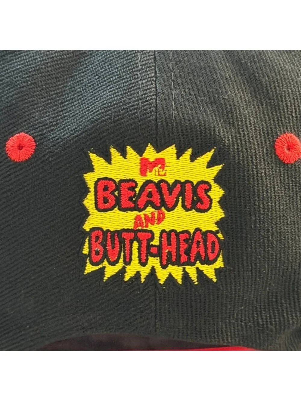 Headgear Classics Beavis and Butt-Head MTV Snapback Hat Men's One Size Black